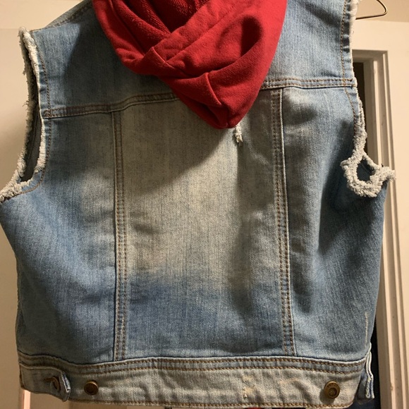 Aztec Jean Jacket Vest - Picture 3 of 3
